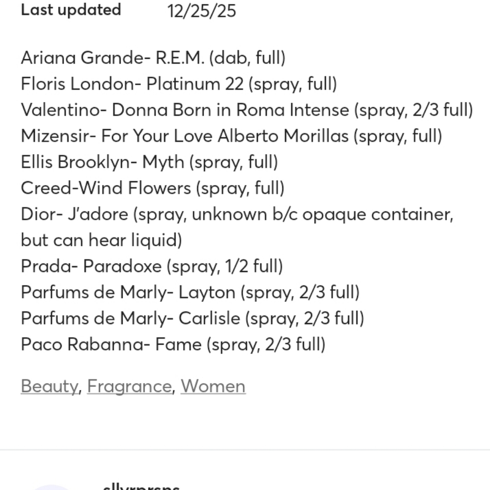 Designer Fragrance Sample Bundle Of 11